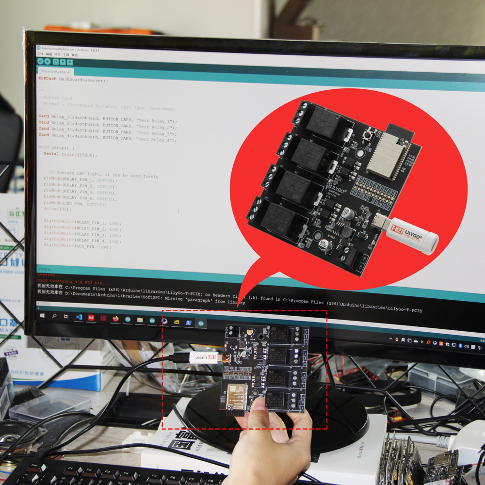 LILYGO® TTGO T-Relay ESP32 T-릴 - Ttgo Tdisplay 리뷰 및 가격