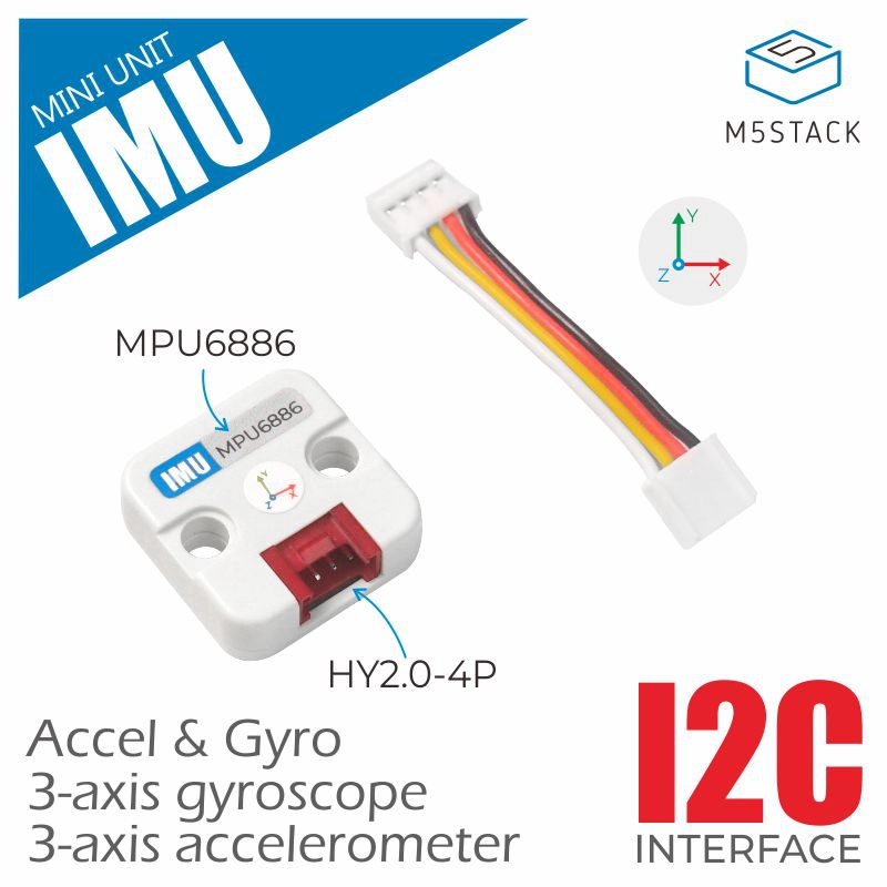 M5Stack 공식 6축 IMU 유닛(MPU6886) - M5Stack Core2 리뷰 및 가격
