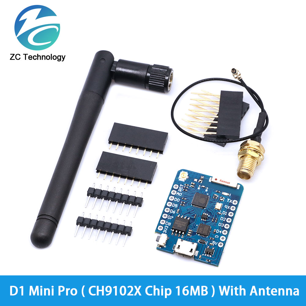 ESP8266 ESP-12 ESP-12F CH340G  - D1 Mini Pro 리뷰 및 가격