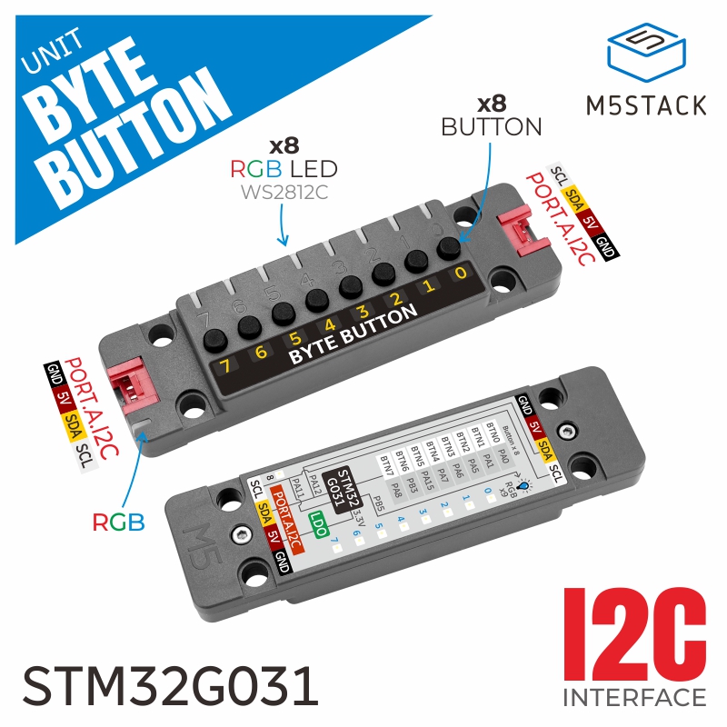 M5Stack 공식 제품, 8채널 터치 스위치 입력,  - M5Stack 리뷰 및 가격